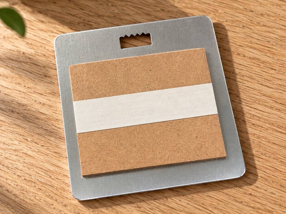 Sawtooth hanger plate with adhesive pads